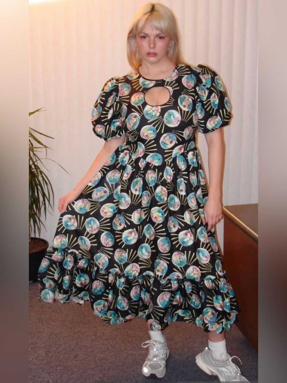 New Fashion Brand Company good girl baseball print linen dress